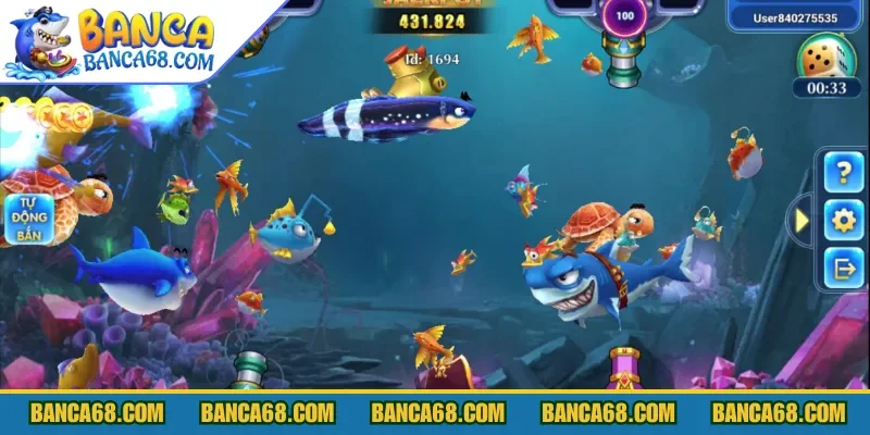 Bắn cá City trang bị hệ thống vũ khí cấp độ mạnh